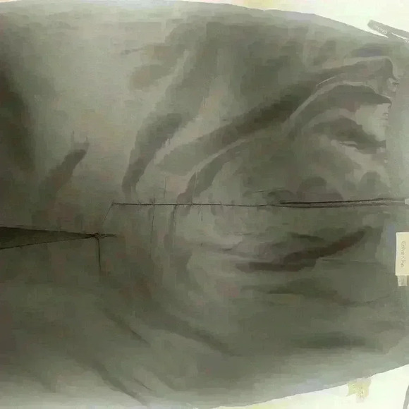 Calvin Klein Heather Gray Pencil Skirt With Inside Lining Size 2- B8 - Picture 3 of 5